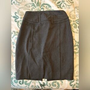 Express Dark Gray Pencil Skirt